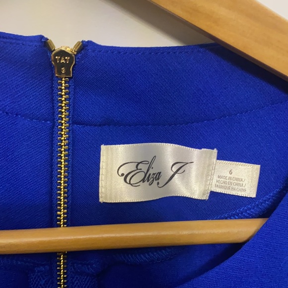 NEW! Eliza J Cobalt Blue Dress - Picture 2 of 5